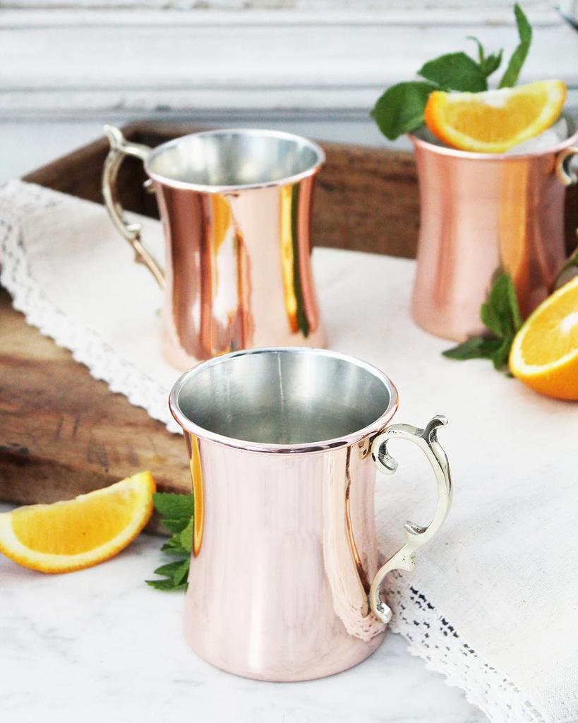 Coppermill Kitchen Vintage-Inspired Cocktail Mugs, Set of 4