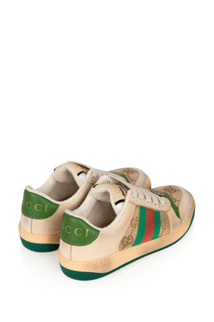 Gucci Kids GUCCI Kids Leather Screener Trainers 3