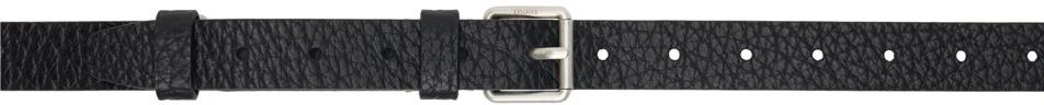 Lemaire Black Reversed 25 Belt 1