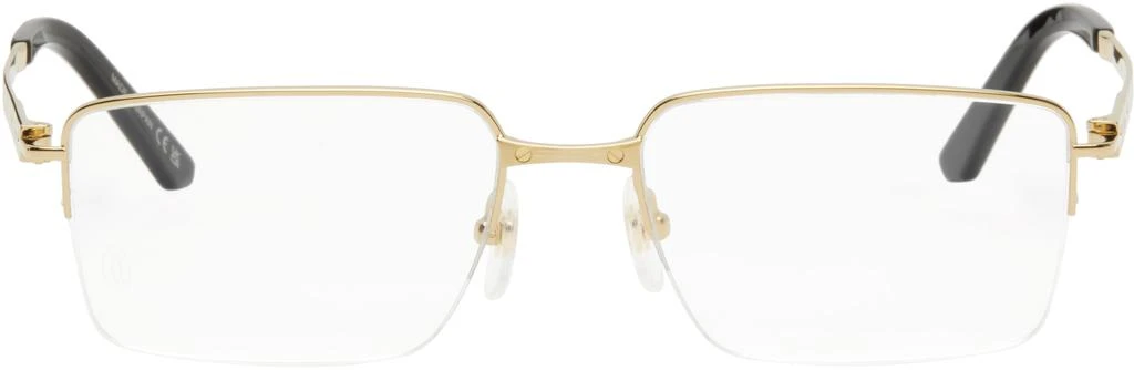 Cartier Gold 'Santos de Cartier' Glasses 1