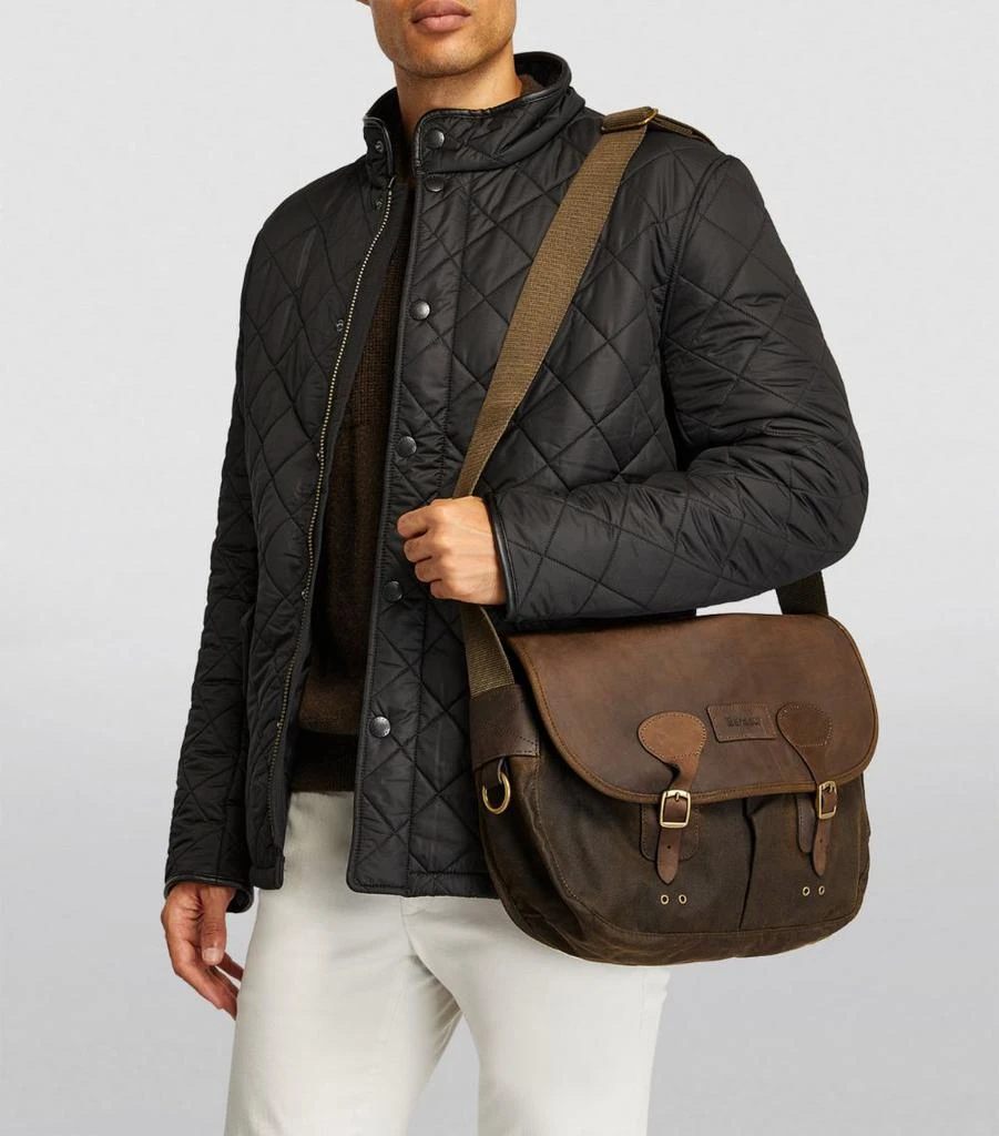 Barbour Waxed Tarras Messenger Bag 6