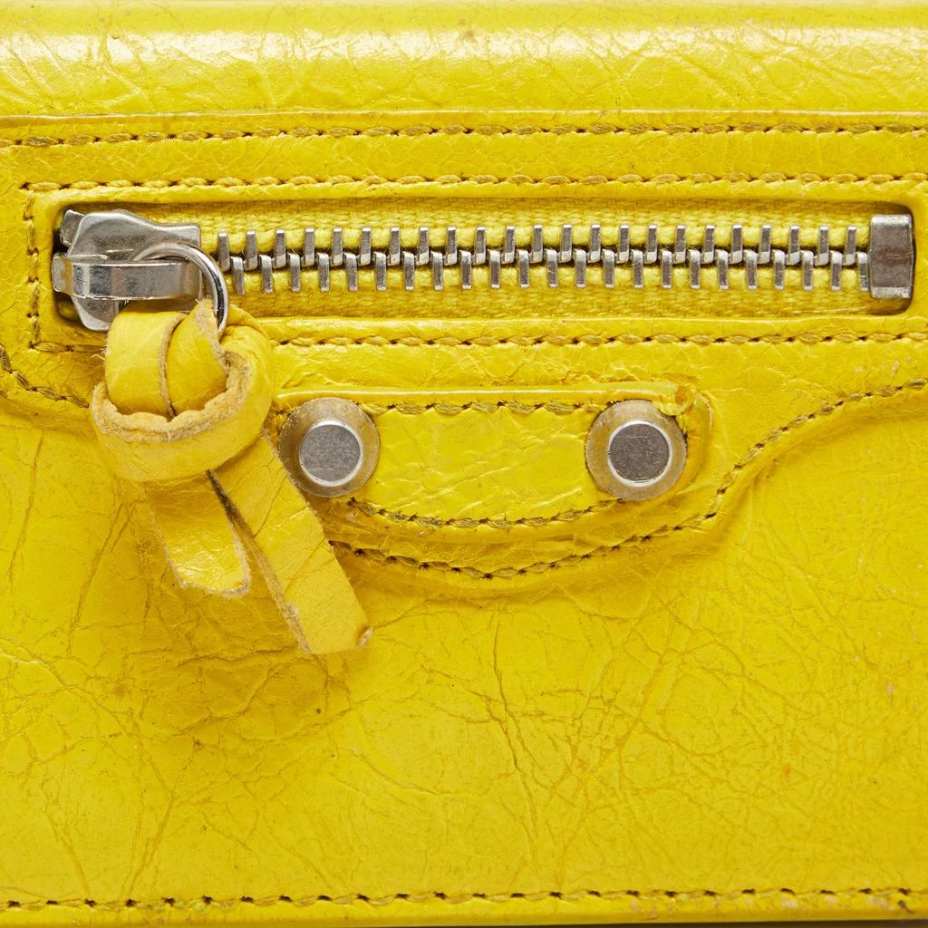 Balenciaga Balenciaga Curry Leather City Wallet 7