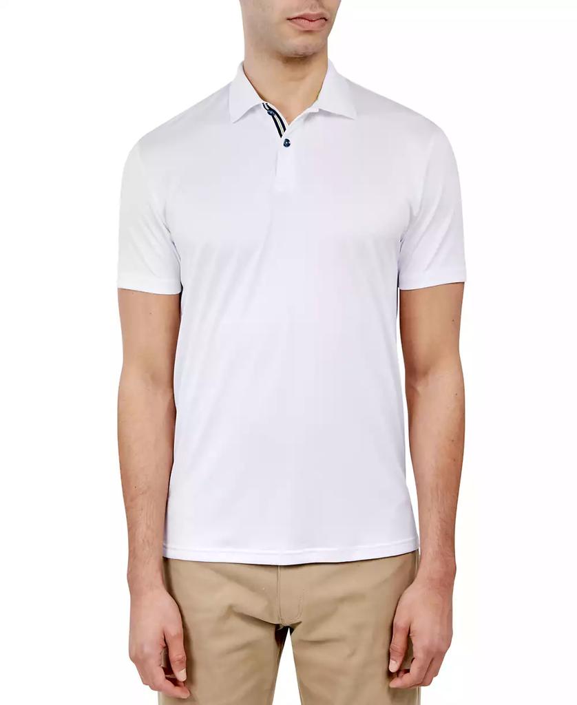 Society of Threads Men's Regular Fit Solid Performance Polo Shirt