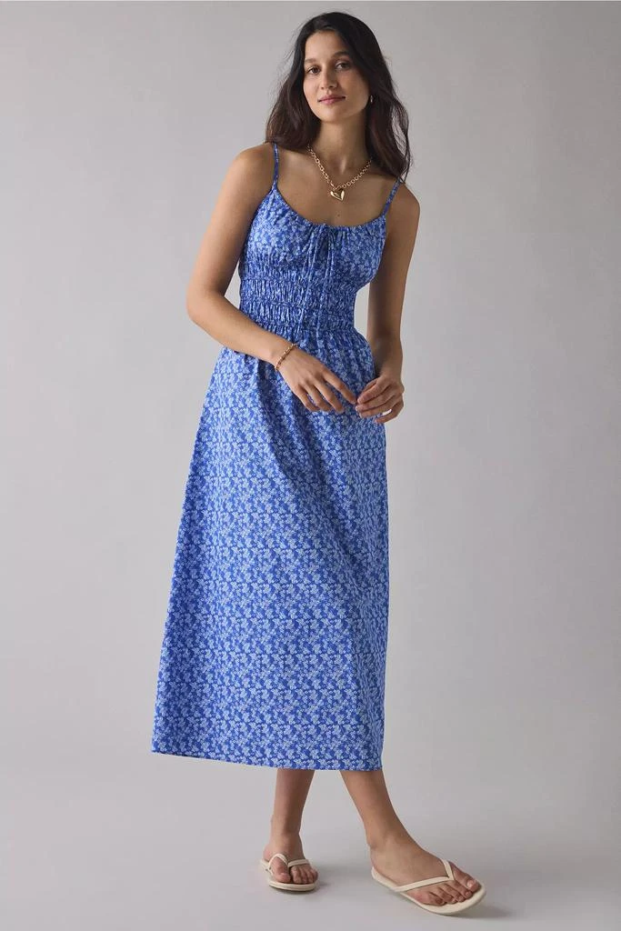 richelieu midi dress Lily Richelieu Powder Pink Midi Dress