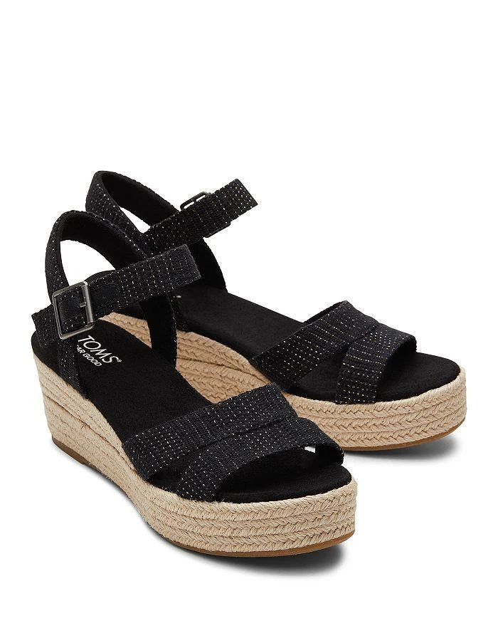 TOMS Women's Audrey Espadrille Wedge Sandals 5