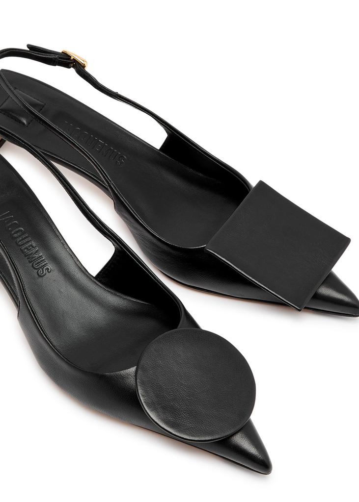 Jacquemus Les Slingbacks Duelo leather pumps - High Heels