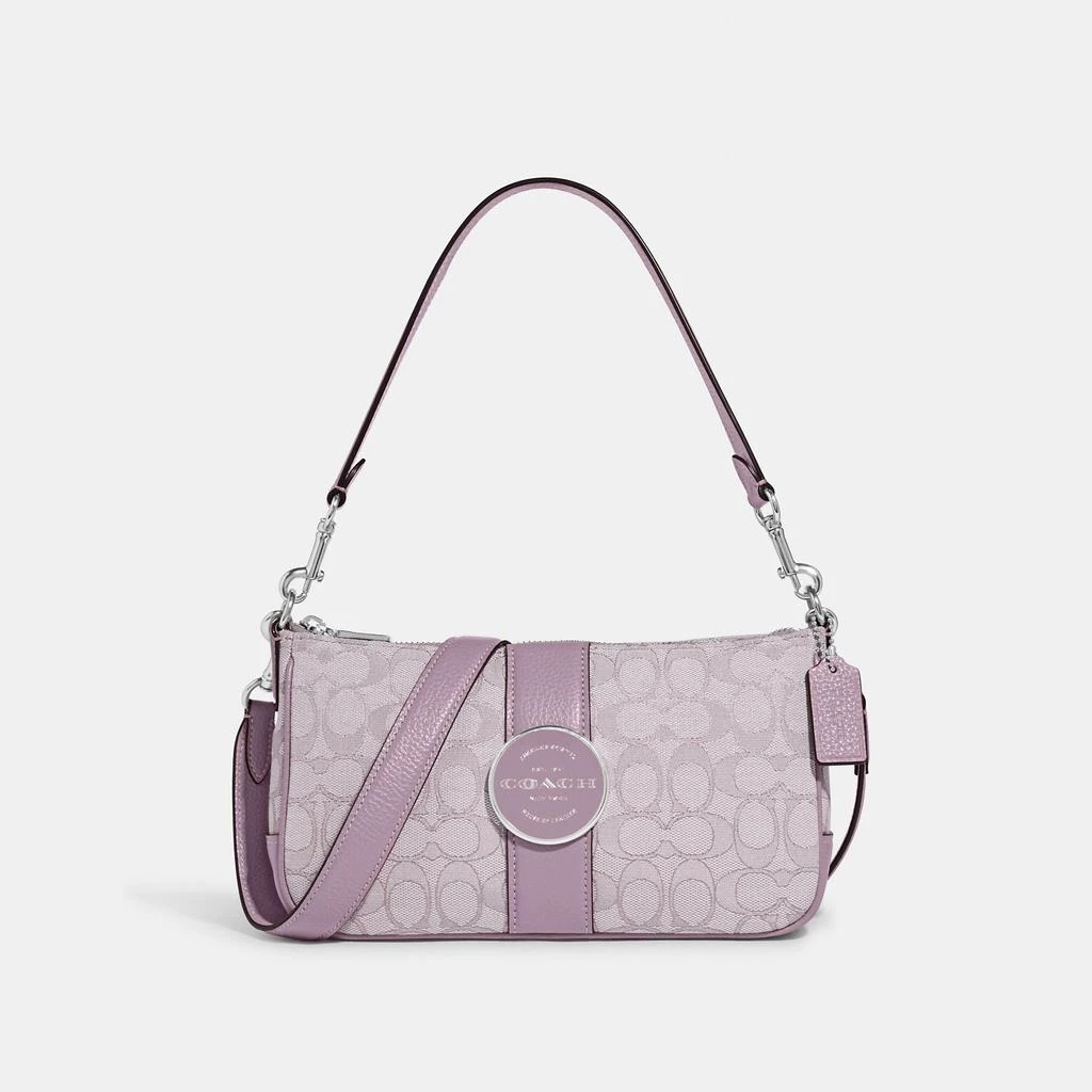 Coach Coach Outlet Lonnie Baguette In Signature Jacquard 6