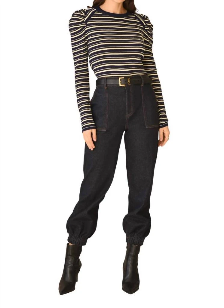 Greylin Greylin - Wally Stripe Knit Tee Top 4