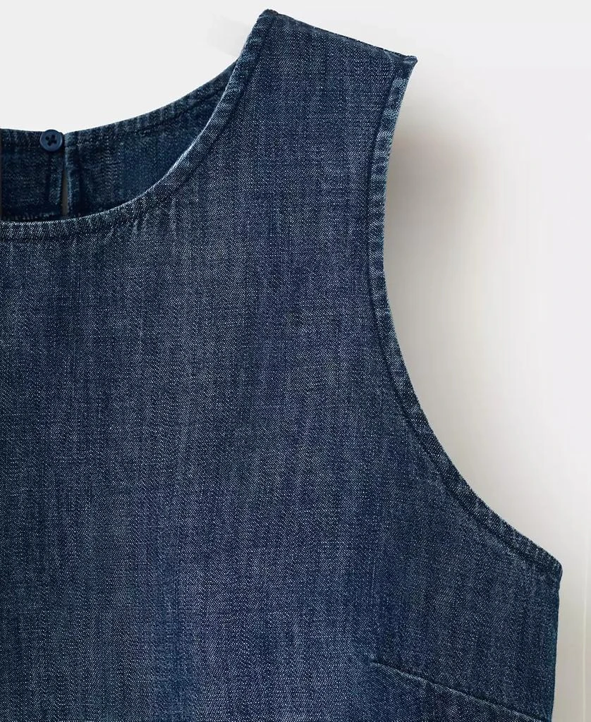 Mango Women
s Under Seam Detail Denim Top 5