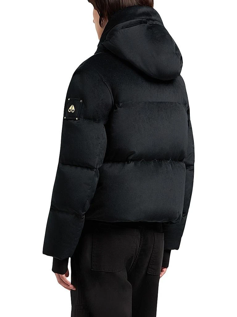 Moose Knuckles Misti Gold Velour Down Puffer Jacket 6