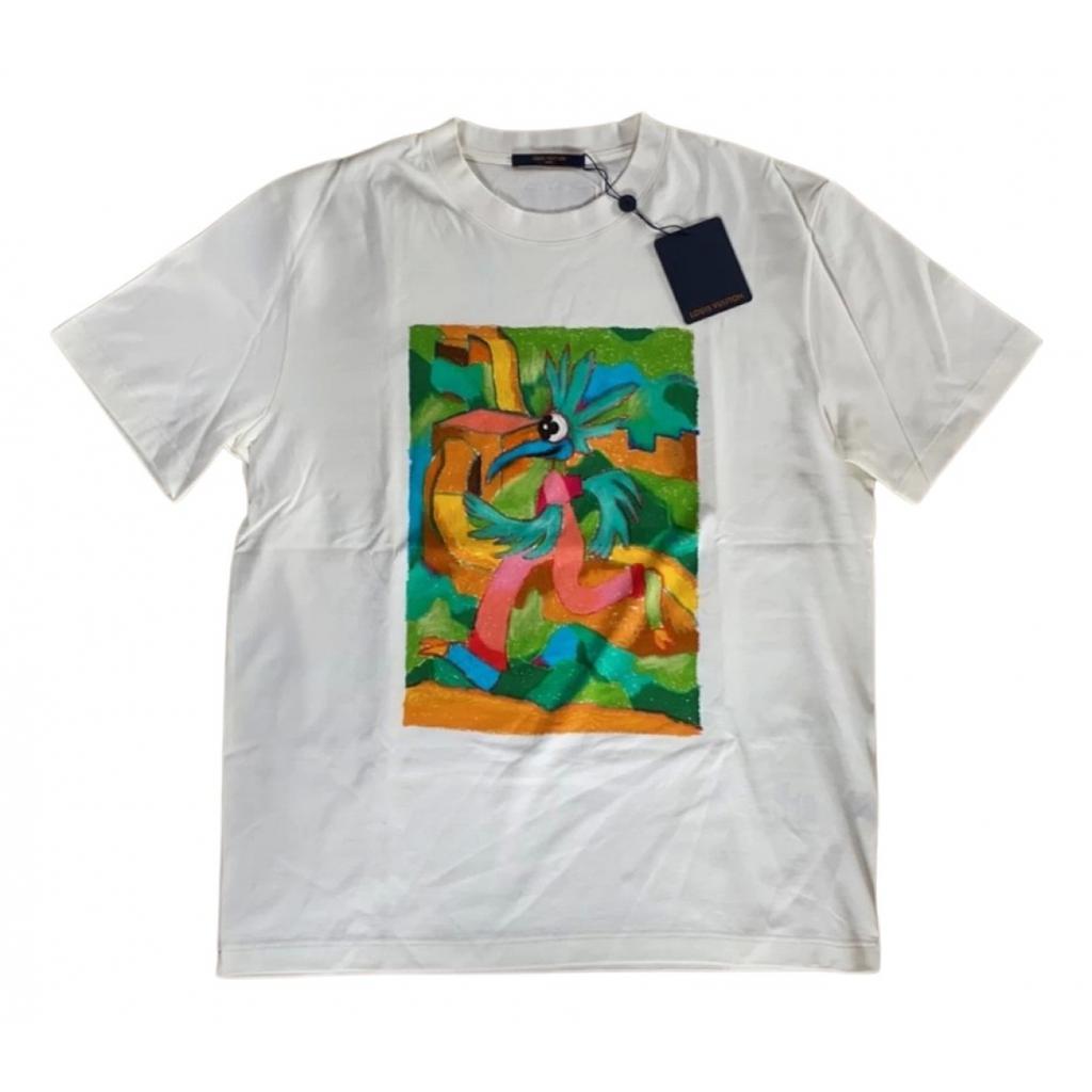 LOUIS VUITTON ネイビー ホワイト Tシャツ エンベリッシュドコットンTシャツ ｜ルイ・ヴィトン 公式サイト