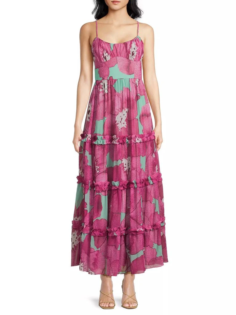 Hutch Caletta Floral Tiered Maxi Dress 3