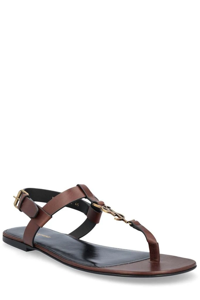 Yves Saint Laurent Saint Laurent Cassandra Logo Plaque Sandals 2