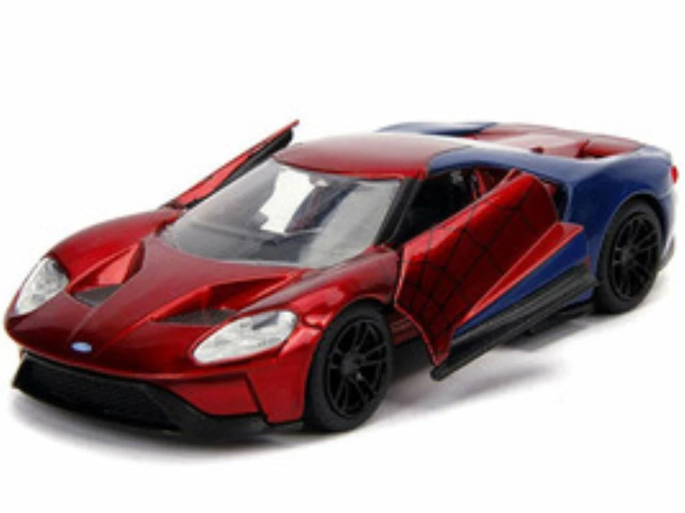 Jada 2017 Ford GT "Spider-Man" Theme "Marvel" Series 1/32 Diecast Model Car by 2