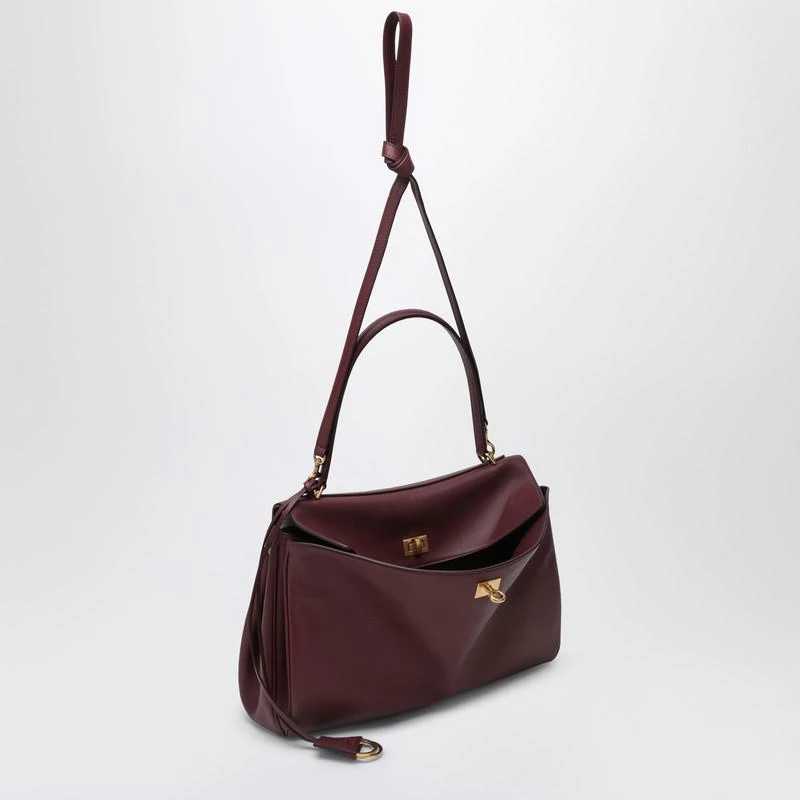 Balenciaga Smooth dark burgundy calfskin medium Rodeo bag 4