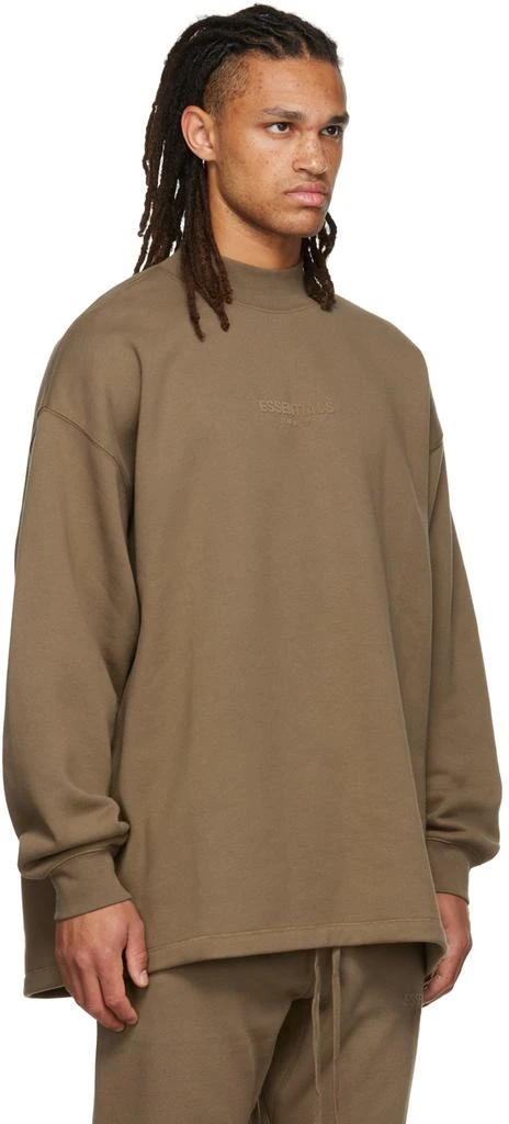 Essentials Brown Relaxed Sweatshirt 2