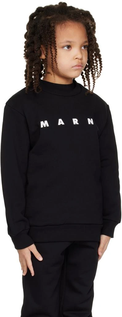Marni Kids Black Cotton Sweatshirt 2