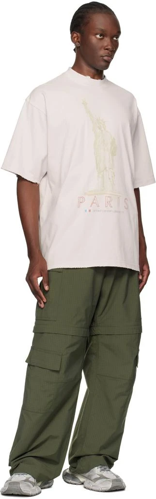 Balenciaga Off-White 'Paris Liberty' T-Shirt 4