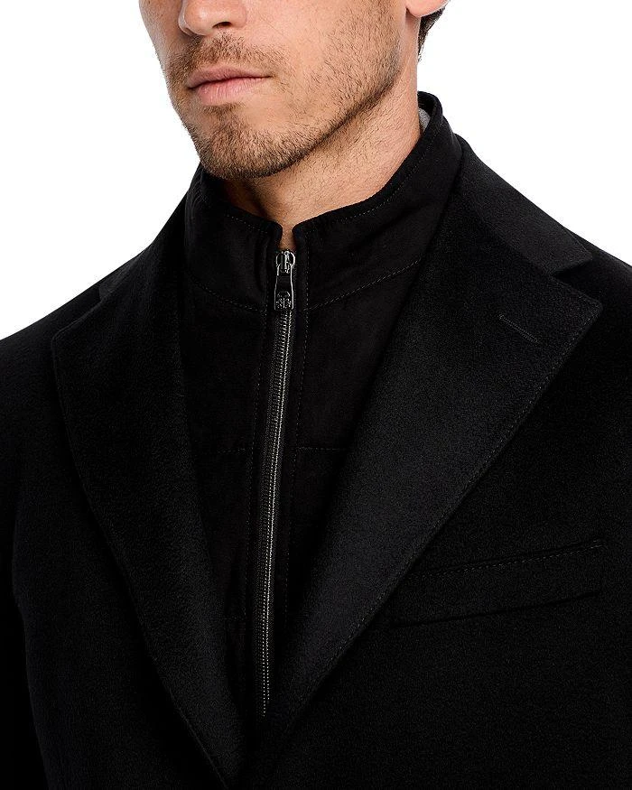 Corneliani Wool Topcoat with Zip Out Microsuede Bib - Exclusive 5