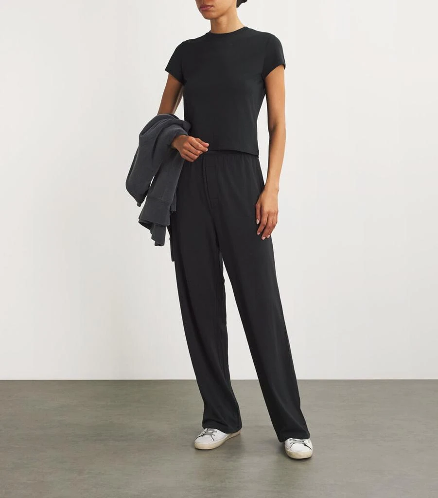 SKIMS Cotton-Blend Shrunken T-Shirt 2