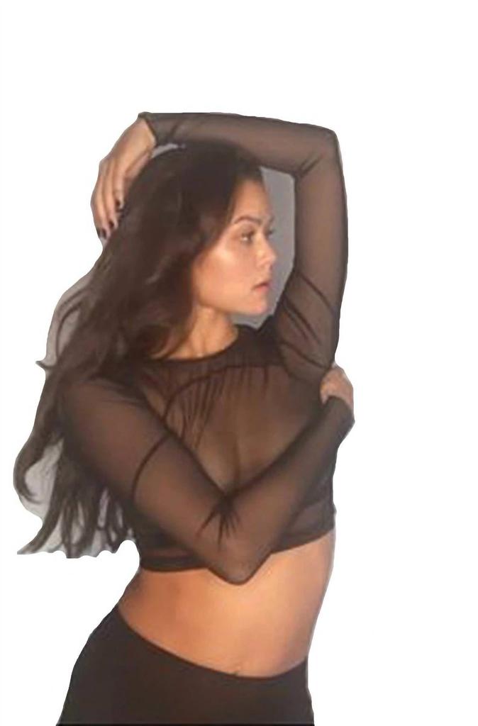 Only Hearts Only Hearts - Whisper Cropped Long Sleeve Tee