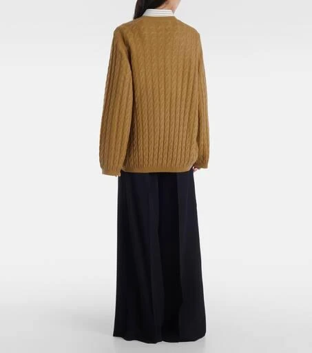 Jardin des Orangers Cable-knit wool and cashmere sweater 3