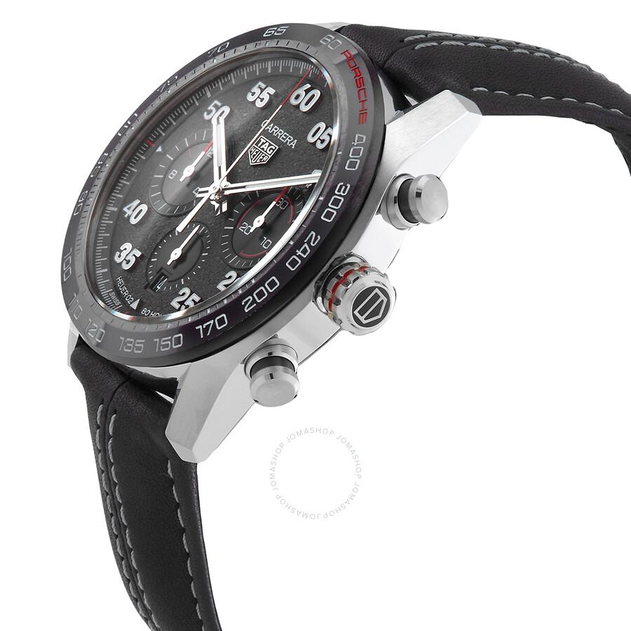 TAG Heuer Carrera Porsche Chronograph Automatic Grey Dial Men's Watch CBN2A1F-FC6492