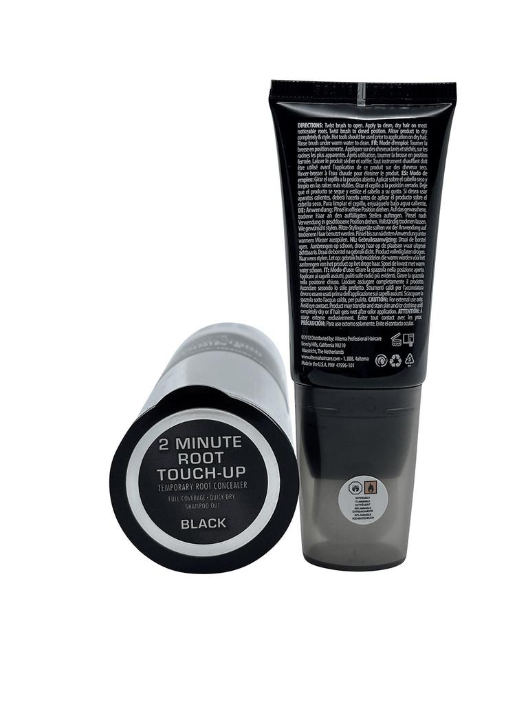ALTERNA Stylist 2 Minute Root Touch Up Temporary Root Concealer Black 1 OZ