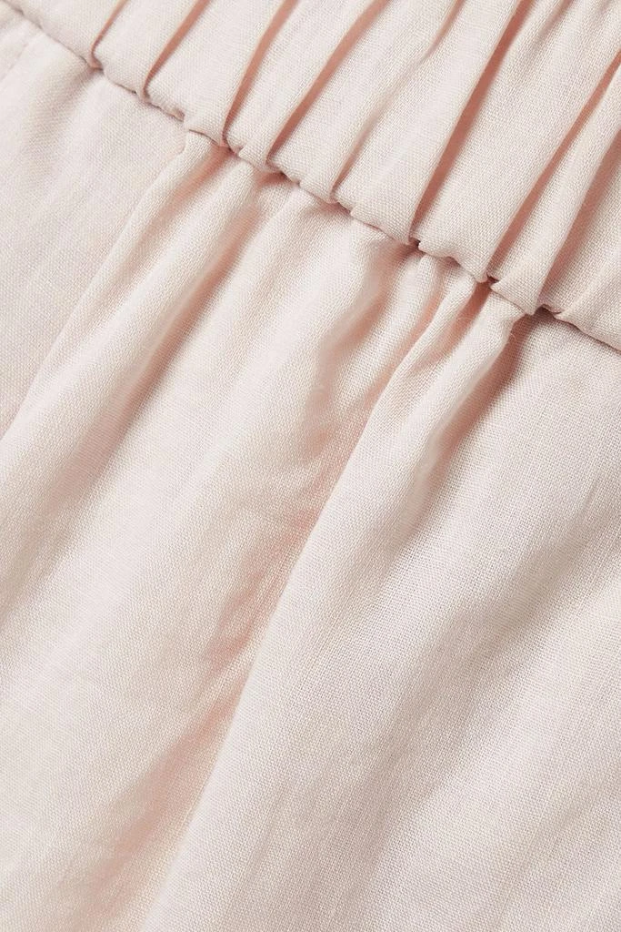 Joseph Milner paneled ramie-voile wide-leg pants 4