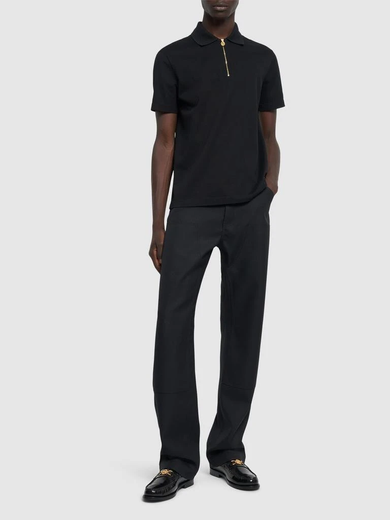 Versace Versace Embroidery Cotton Polo 1
