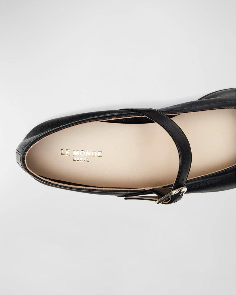 Le Monde beryl Leather Mary Jane Ballerina Flats 4