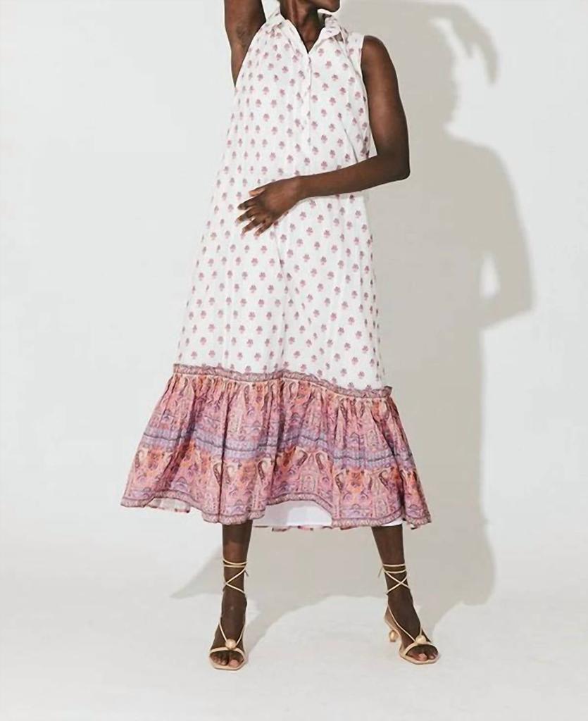 Cleobella Nayeli Ankle Dress In Mahal Print