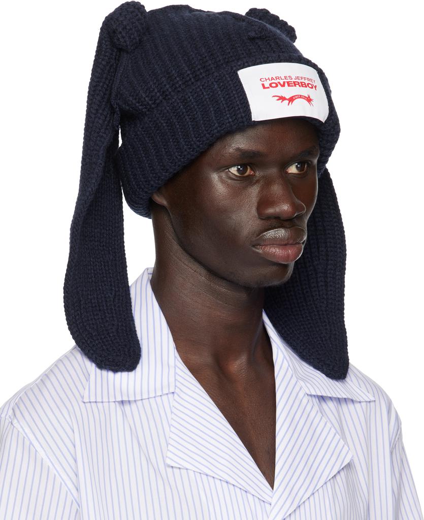 Charles Jeffrey Loverboy SSENSE Exclusive Navy Chunky Rabbit Charles Jeffrey Loverboy SSENSE Exclusive Navy Chunky Rabbit
