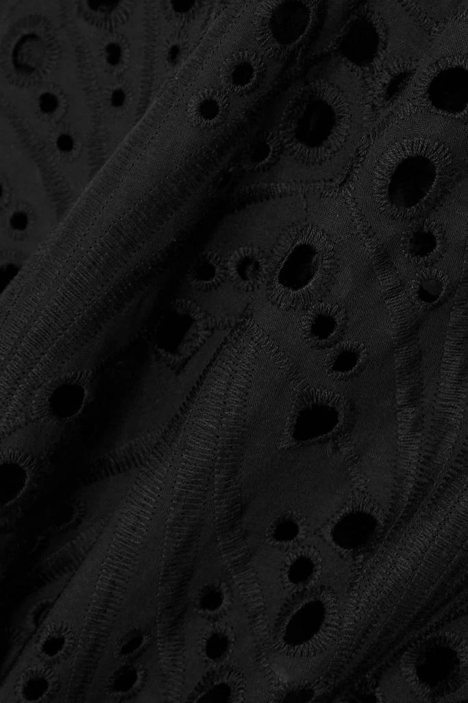 JOHANNA ORTIZ Uncu cutout broderie anglaise cotton halterneck mini dress 4