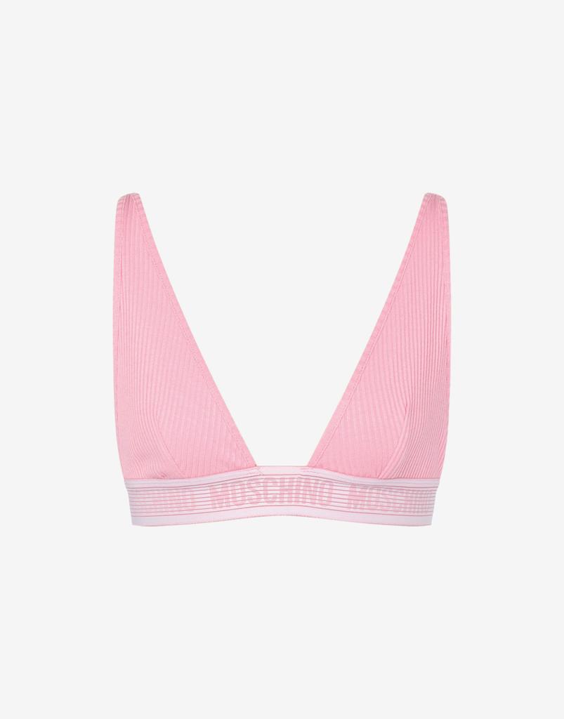 Moschino Jersey Bra Ribbed Elastic Band