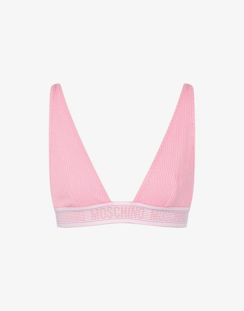 Moschino Jersey Bra Ribbed Elastic Band 1