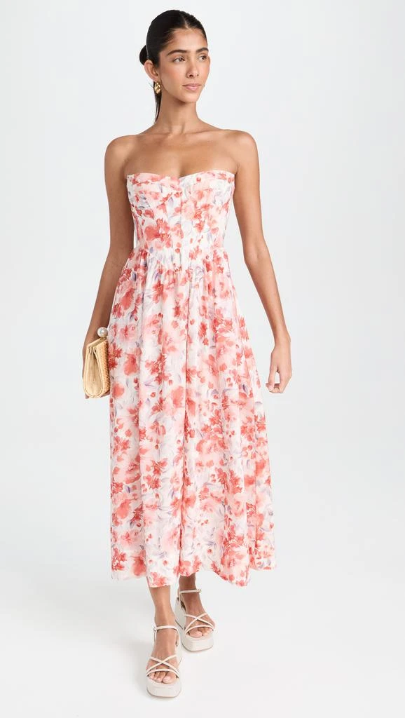 Bardot Lola Corset Midi Dress 4