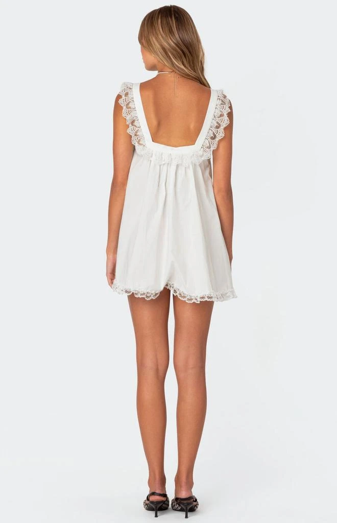 Edikted Rayne Lacey Babydoll Mini Dress 5