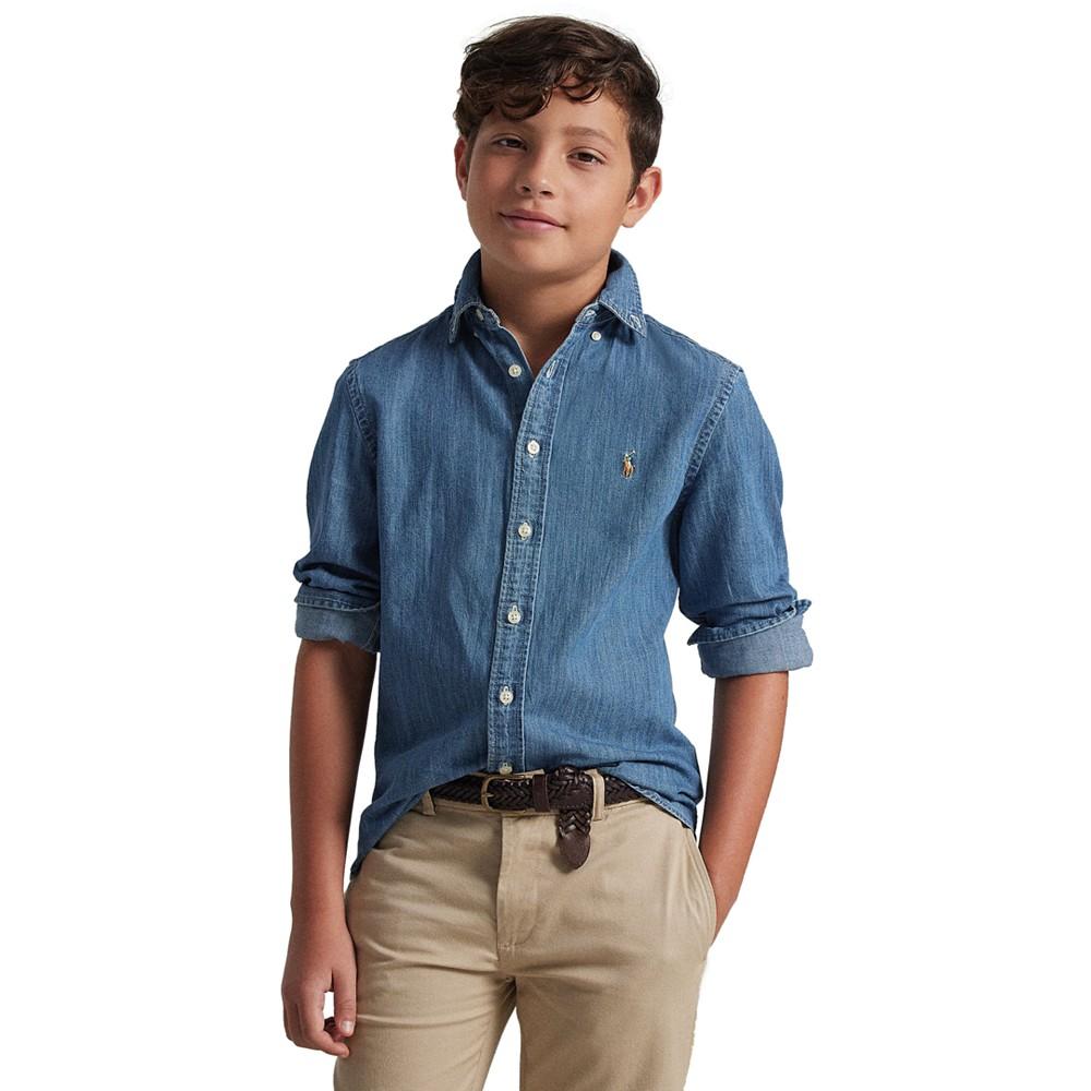 Polo Ralph Lauren Big Boys Cotton Chambray Sport Shirt