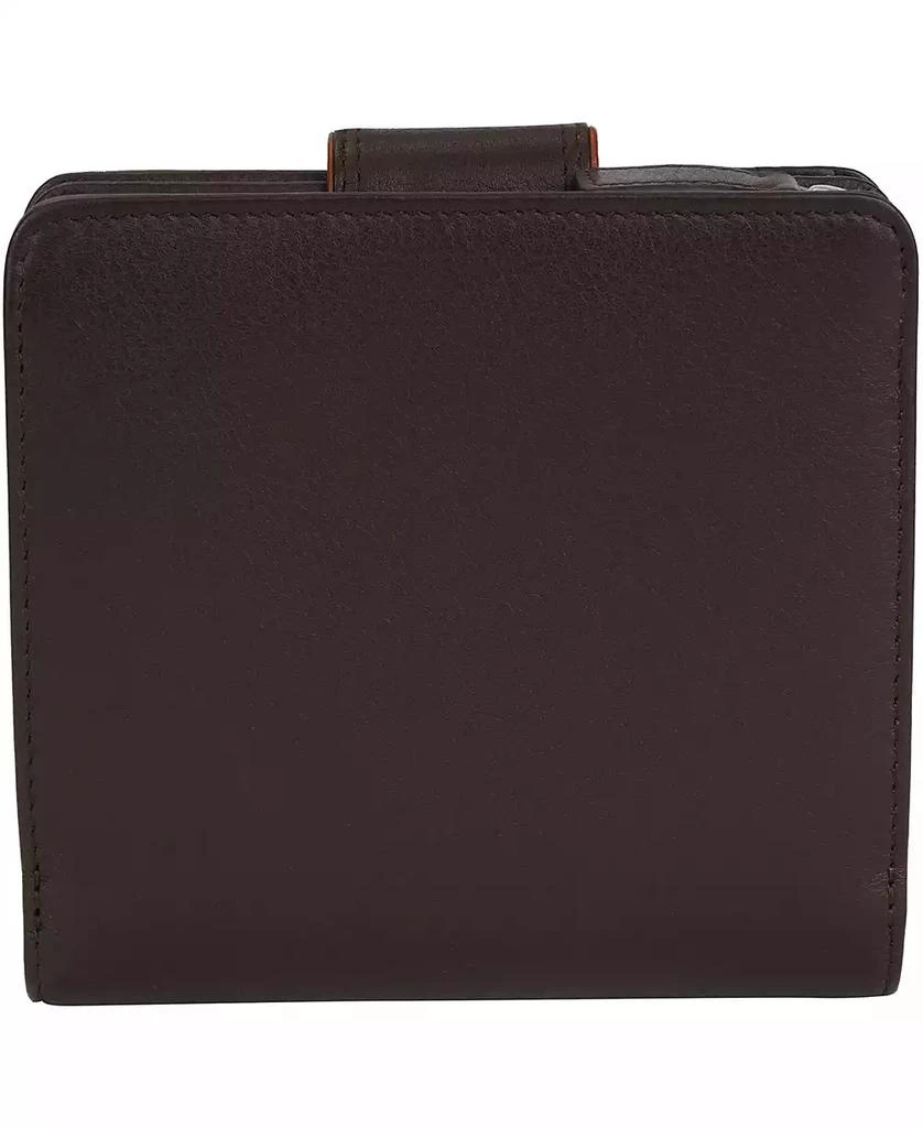 Mancini Leather Goods Women's Sonoma RFID Secure Clutch Wallet 2