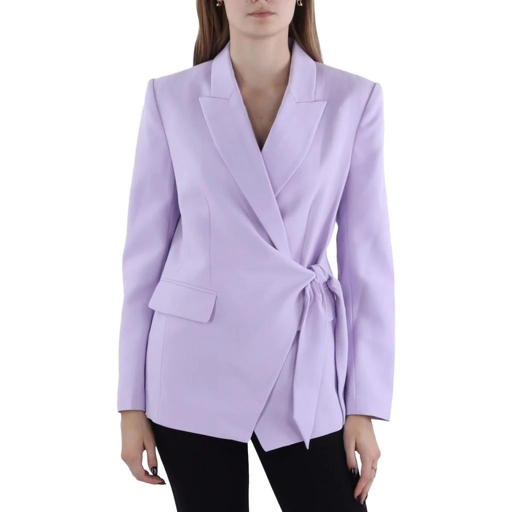 BCBG Womens Side Tie Business Suit Jacket 3