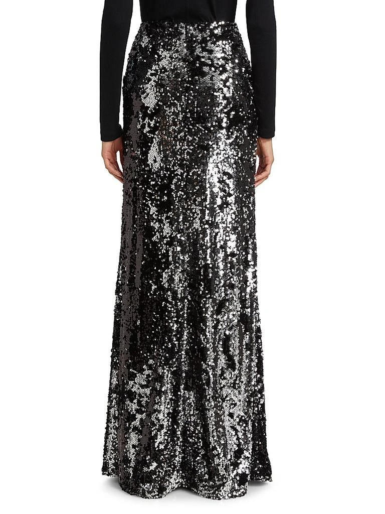 L'Agence Zeta Sequined Maxi Skirt 5