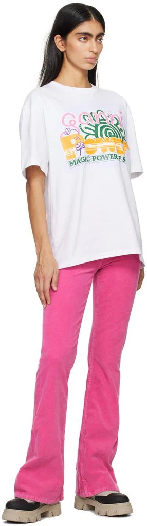 Ganni Pink Iry Trousers 4