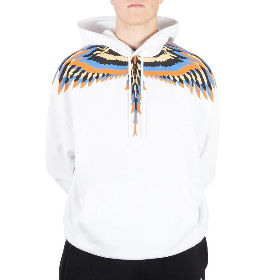 Marcelo Burlon Optical Wings Cotton Hoodie 1