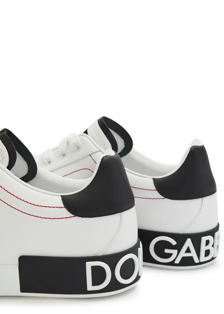 Dolce
Gabbana Portifano panelled leather sneakers 4