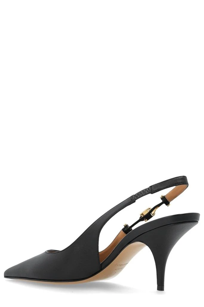 Salvatore Ferragamo Ferragamo F Buckle Slingback Pumps 3