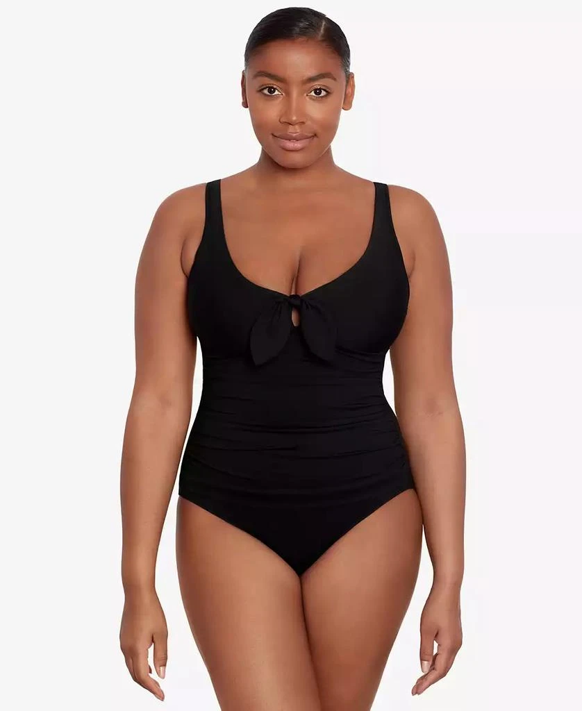 Ralph Lauren Front-Tie One-Piece Swimsuit 1