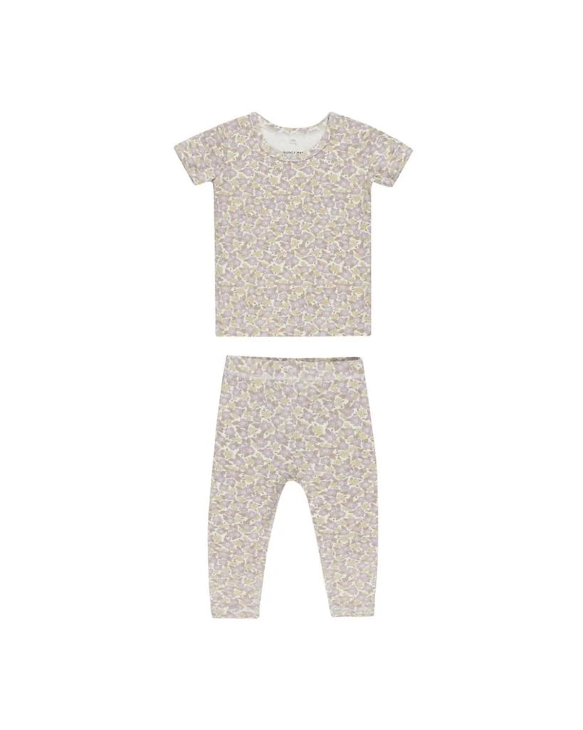 Quincy Mae Quincy Mae - Girls
 Bamboo Short Sleeve Pajama Set 2