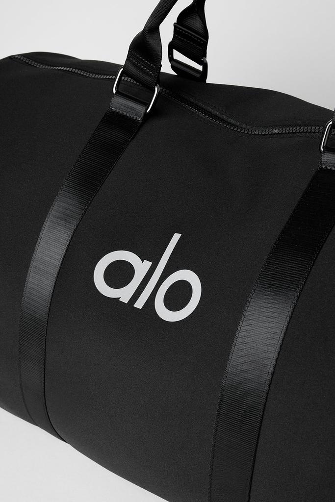 Alo Large Traverse Duffle - Black/Silver - Travel Bags - Free