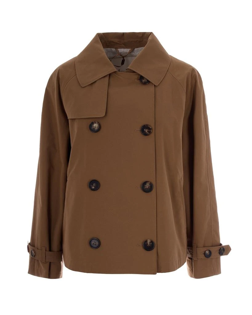 Max Mara Brown Twill Trench 2